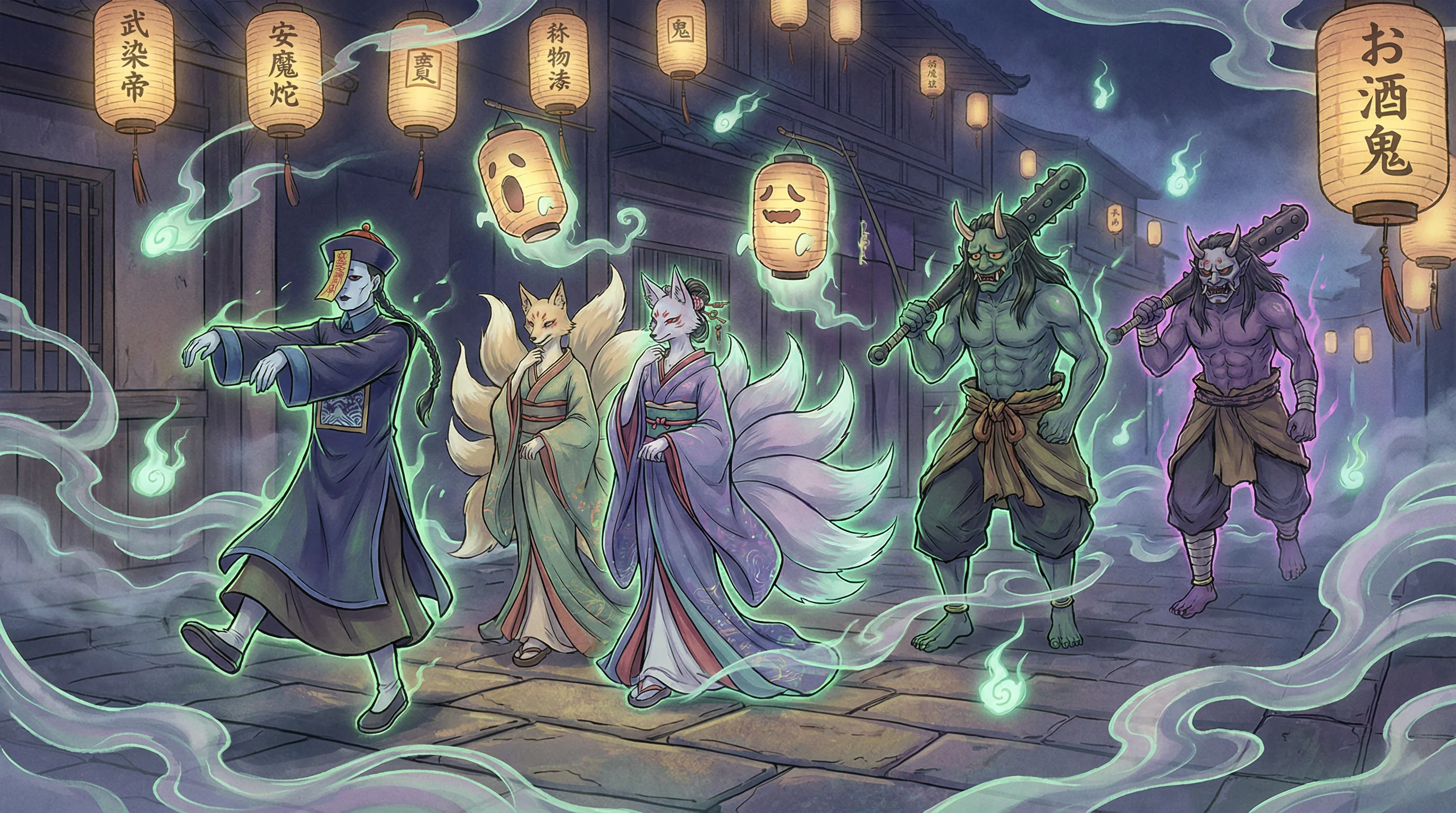 百鬼夜行 - 斗罗大陆美女隐私 中日鬼怪动漫